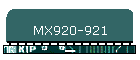 MX920-921